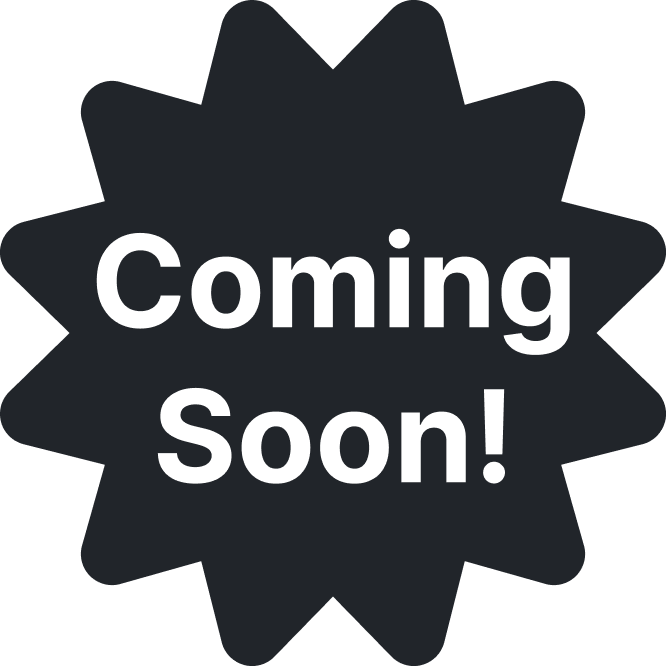 Coming soon badge